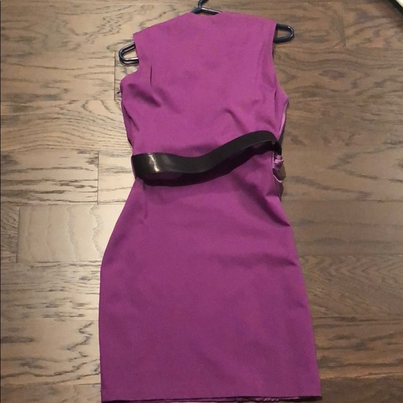 Halston Heritage Asymmetrical belted dress - Picture 2 of 3